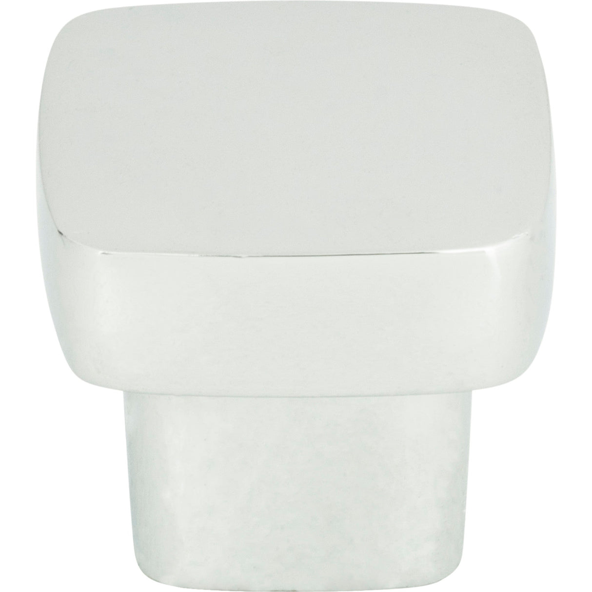 Atlas Homewares Chunky Square Knob Small 1 Inch Polished Chrome