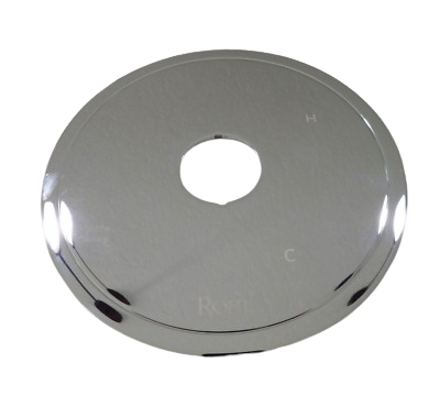 Rohl Round FACEPLATE Escutcheon ONLY with Modern Etching in Polished Chrome for The RCT-1 1/2^ Pressure Balance Rough Valve Body Without Diverter