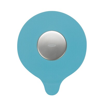 OXO Tot Silicone Tub Drain Stopper, Aqua