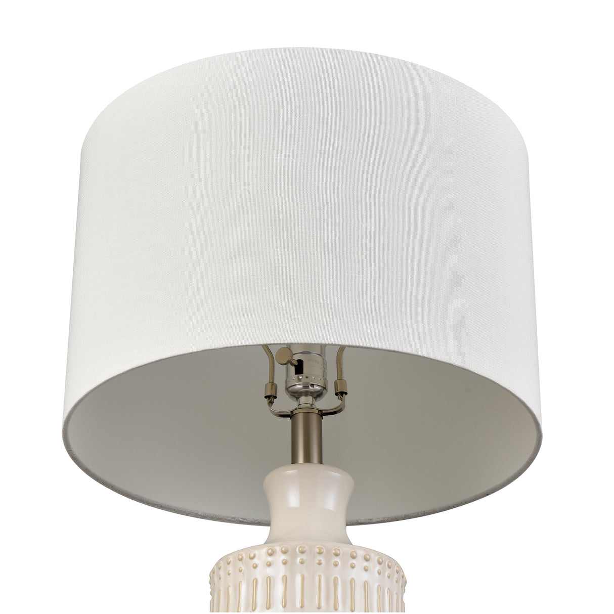 Elk S0019-11075 Dorin 25.5'' High 1-Light Table Lamp - White Glazed