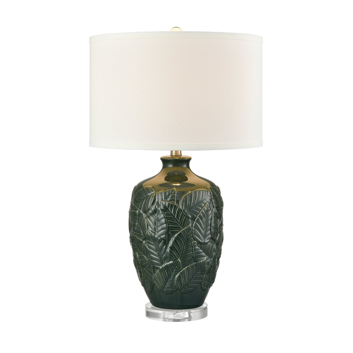 Elk S0019-11148-LED Goodell 27.5'' High 1-Light Table Lamp - Green Glaze - Includes LED Bulb