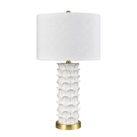 Elk S0019-11153-LED Beckwith 27'' High 1-Light Table Lamp - White - Includes LED Bulb