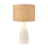 Elk S0019-11173-LED Rockport 23'' High 1-Light Table Lamp - Matte White - Includes LED Bulb