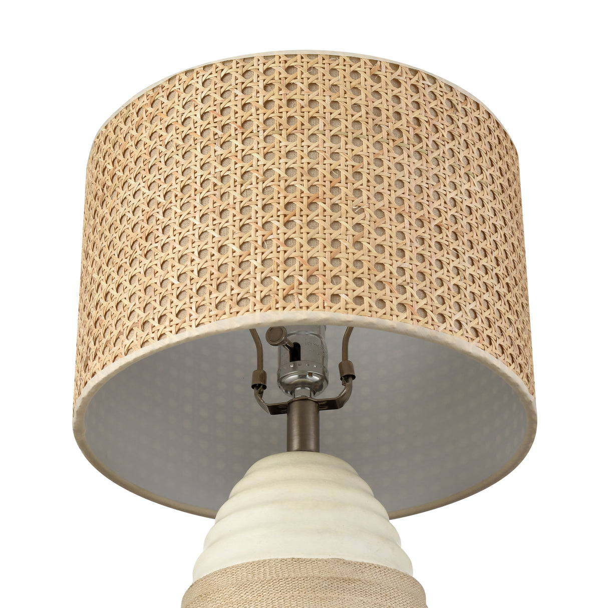 Elk S0019-11175-LED Hobart 20'' High 1-Light Table Lamp - White - Includes LED Bulb