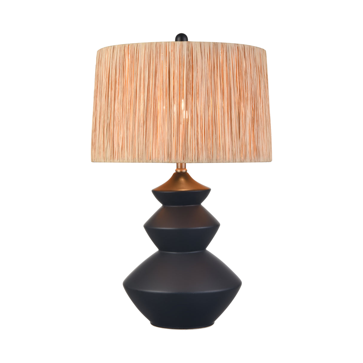 Elk S0019-11177 Lombard 27'' High 1-Light Table Lamp - Black