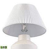 Elk S0019-11572-LED Wellfleet 27'' High 1-Light Table Lamp - White Glaze - Includes LED Bulb