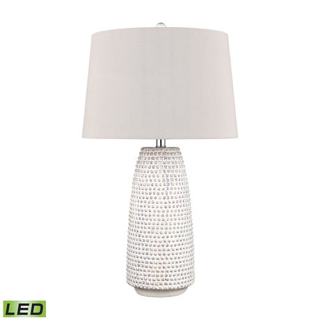 Elk S0019-8028-LED Copeland 29'' High 1-Light Table Lamp - White - Includes LED Bulb