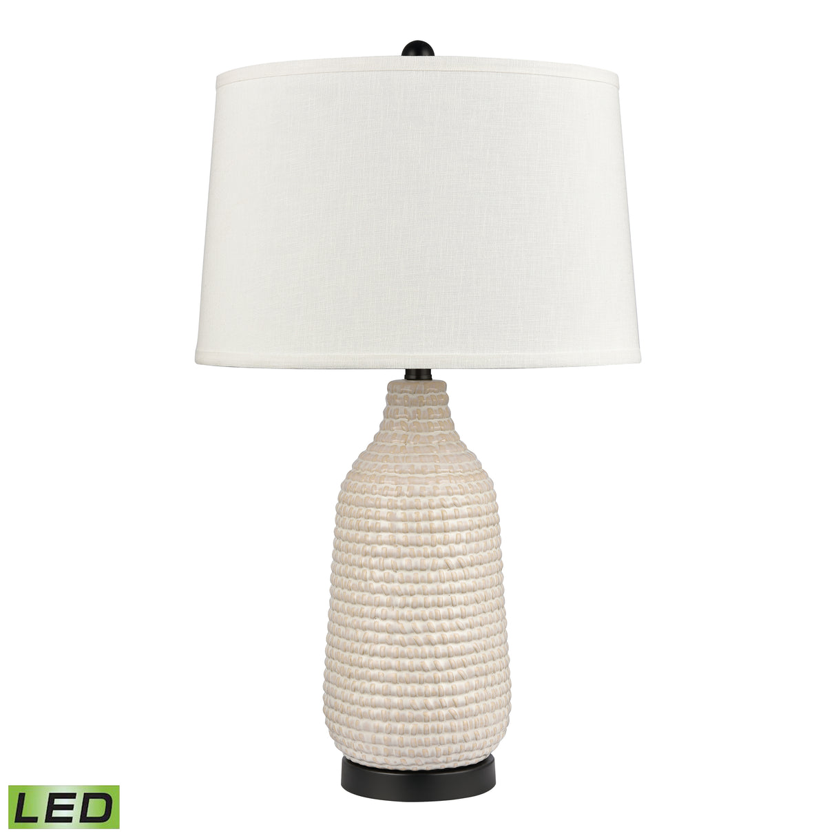 Elk S0019-9503-LED Kari 28'' High 1-Light Table Lamp - Cream - Includes LED Bulb