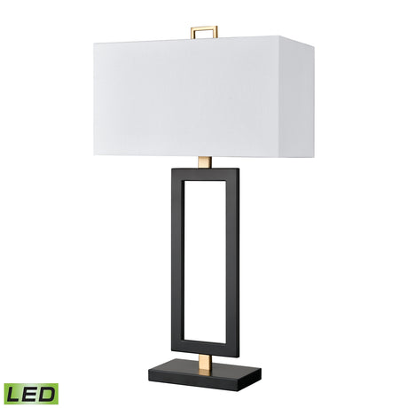 Elk S0019-9587-LED Composure 29'' High 1-Light Table Lamp - Matte Black - Includes LED Bulb