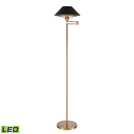 Elk S0019-9605-LED Arcadia 63'' High 1-Light Floor Lamp - Aged Brass - Includes LED Bulb