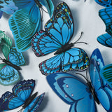 Elk S0036-11999 Blue Butterfly Dimensional Wall Art - Blue