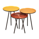 Elk S0895-9395/S3 Gregg Accent Table - Set of 3 Yellow
