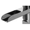 ALFI brand AB2843-PC Polished Chrome Single Hole Floor Mounted Waterfall Tub Filler
