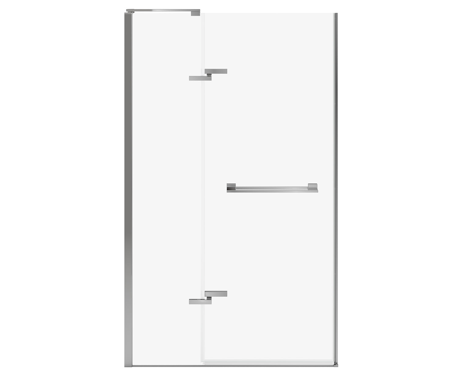 MAAX 139586-810-084-000 Capella 78 44-47 x 78 in. 8 mm Pivot Shower Door for Alcove Installation with GlassShield® glass in Chrome