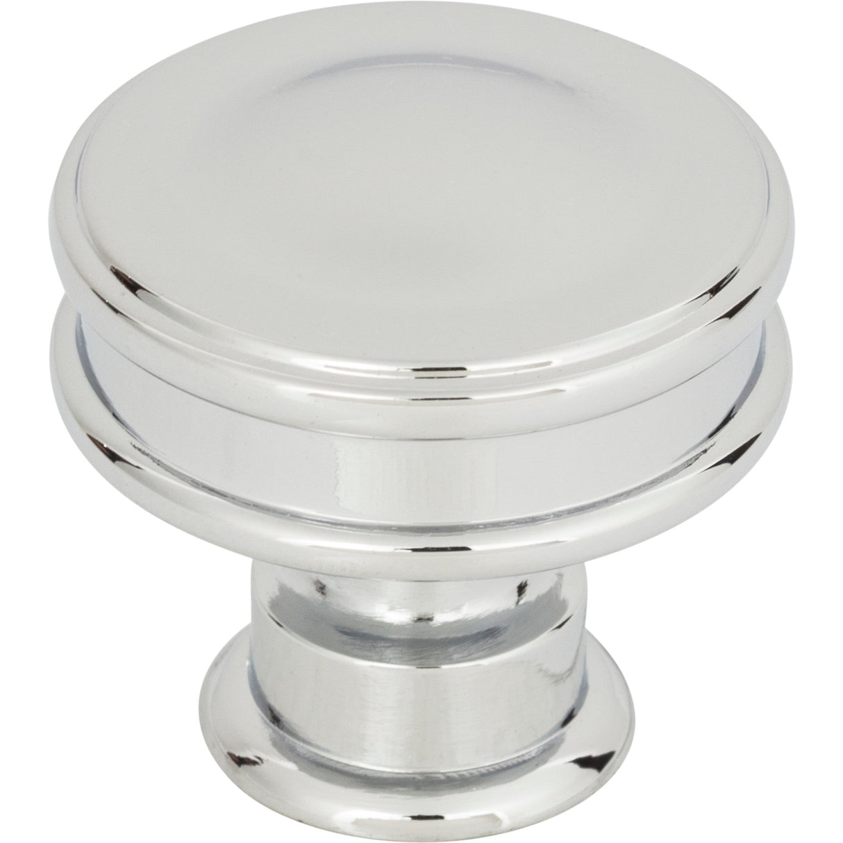 Atlas Homewares Oskar Knob 1 1/4 Inch Polished Chrome