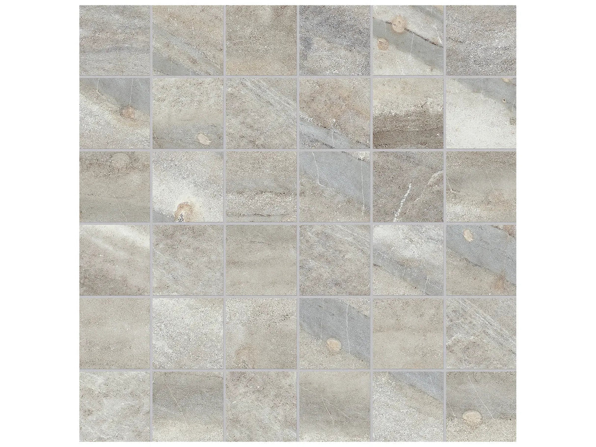 Anatolia Tile 2X2 Evolution Sand Matte 36 Piece Porcelain Mosaics. 1 Sheet = .96 Sq. Ft. 4501-0096-0 (69-206) Sand 2x2 - premium natural stone mosaic tile from Anatolia Tile, available at PoshHaus showroom in Keene, NH