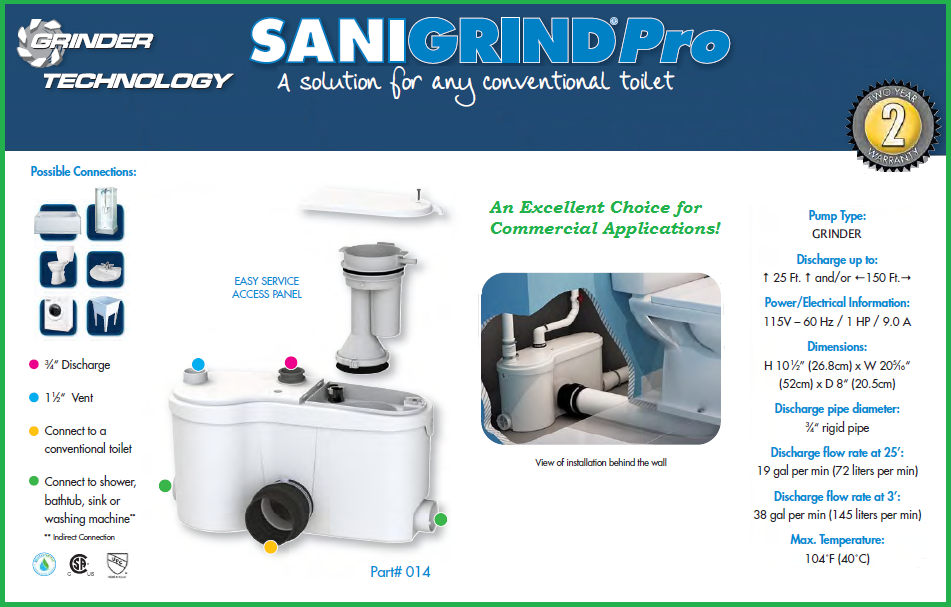 Saniflo Sanigrind PRO