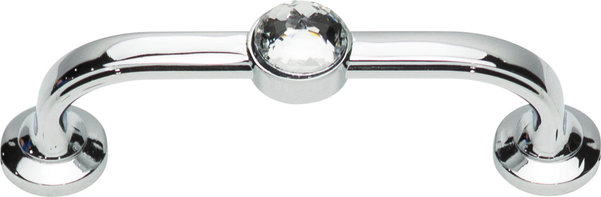 Atlas Homewares Legacy Crystal Bracelet Pull 3 Inch (c-c) Polished Chrome