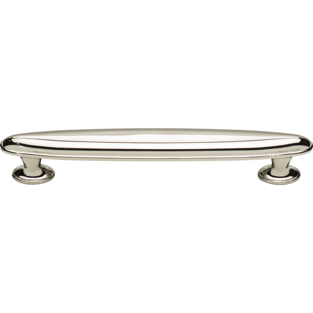 Atlas Homewares Austen Oval Pull 5 1/16 Inch (c-c) Polished Nickel