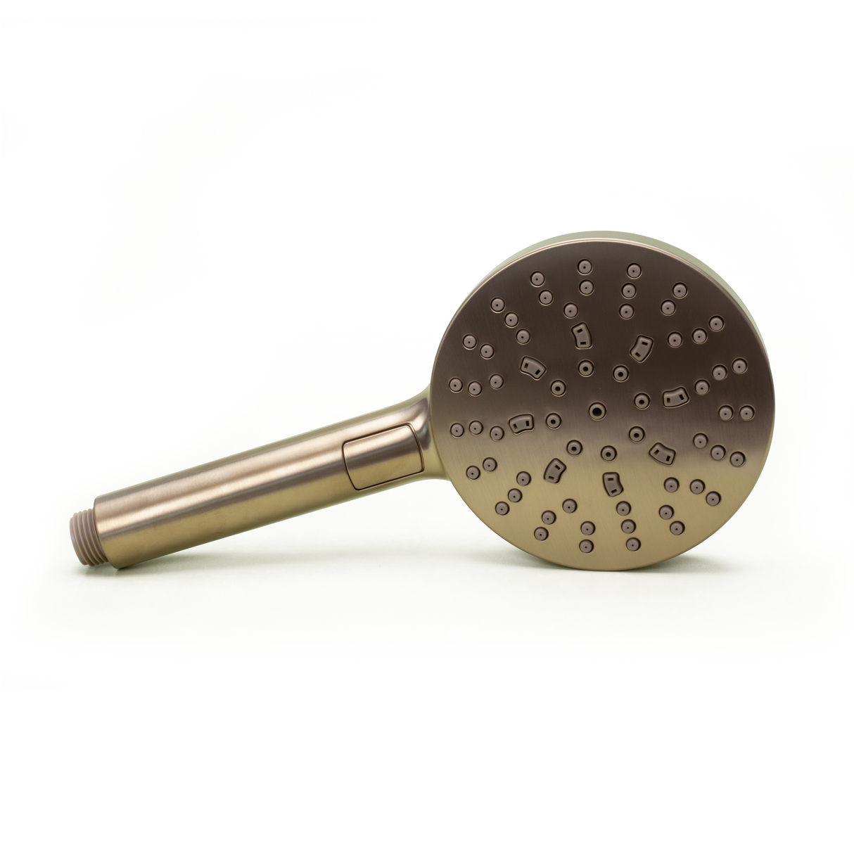 Modern Round Handshower in Brushed Gold