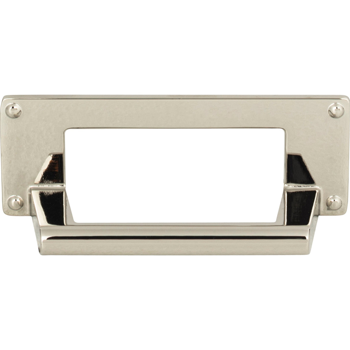 Atlas Homewares Bradbury Cup Pull 3 Inch (c-c) Polished Nickel