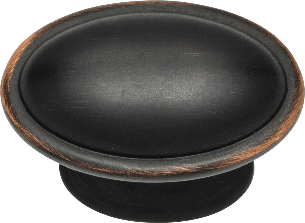 Atlas Homewares Austen Oval Knob 1 5/16 Inch Venetian Bronze