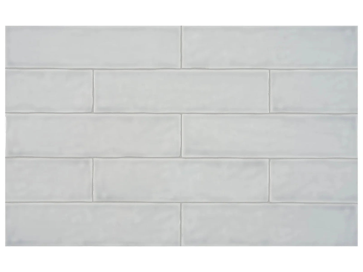 Anatolia Tile 3X12 Teramoda Silver Glossy 4000-0245-0 Silver - premium natural stone mosaic tile from Anatolia Tile, available at PoshHaus showroom in Keene, NH