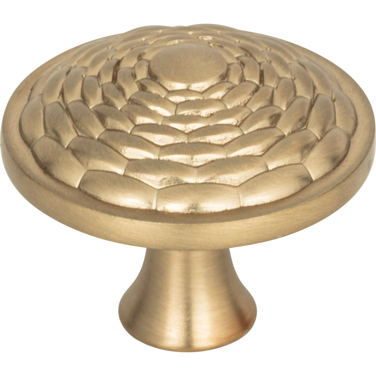 Atlas Homewares Mandalay Round Knob 1 5/16 Inch Champagne