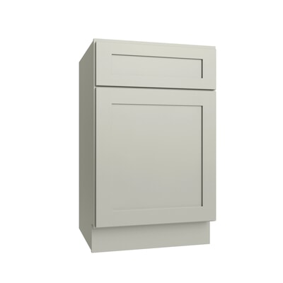 Shaker Moss Single Door Base Vanity - 15" W