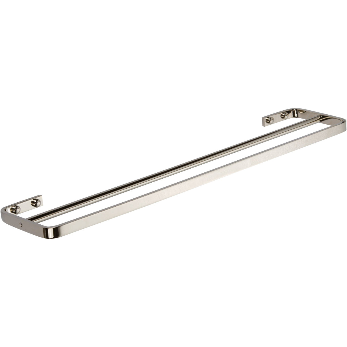 Atlas Homewares Solange Bath Towel Bar 24 Inch Double Polished Nickel