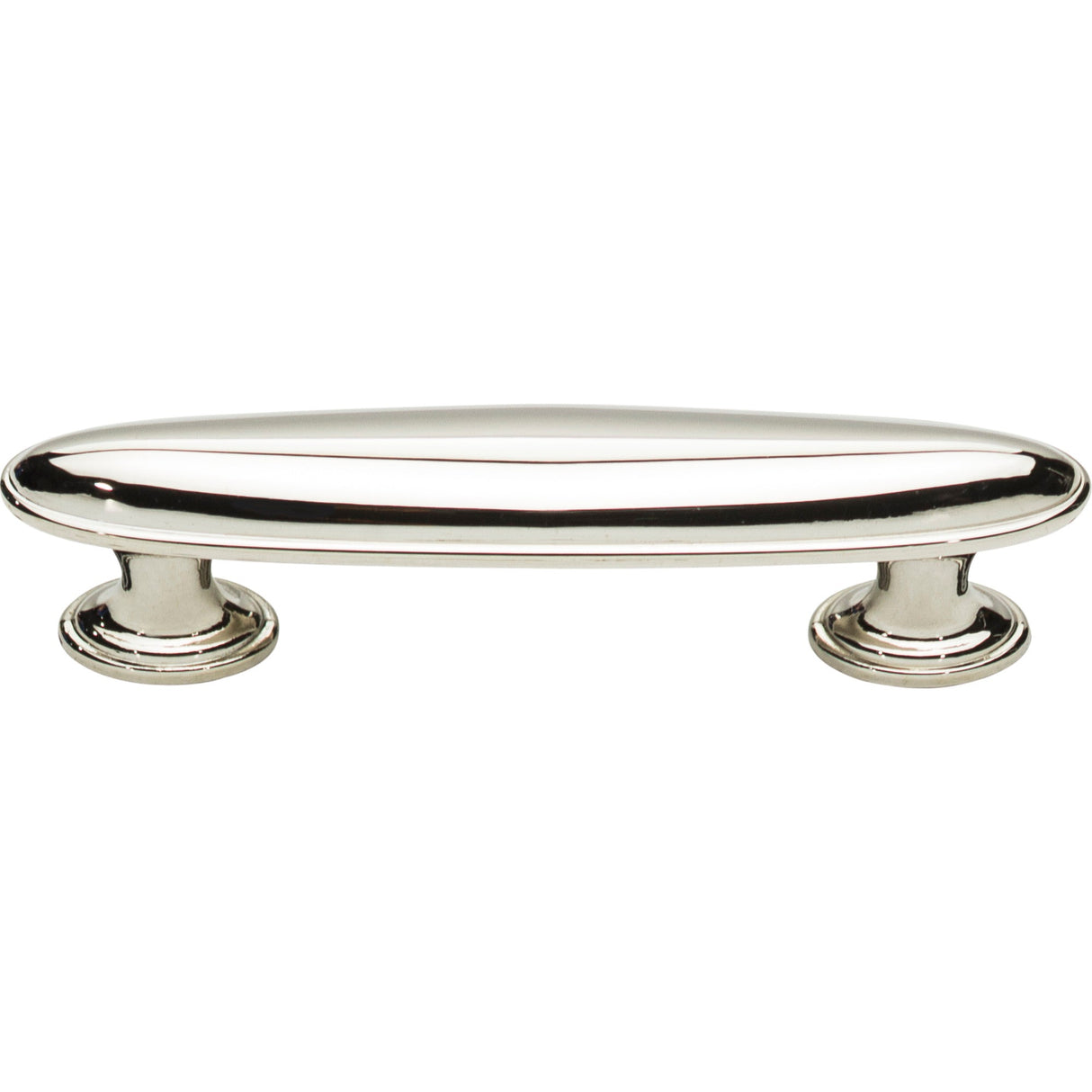 Atlas Homewares Austen Oval Pull 3 Inch (c-c) Polished Nickel