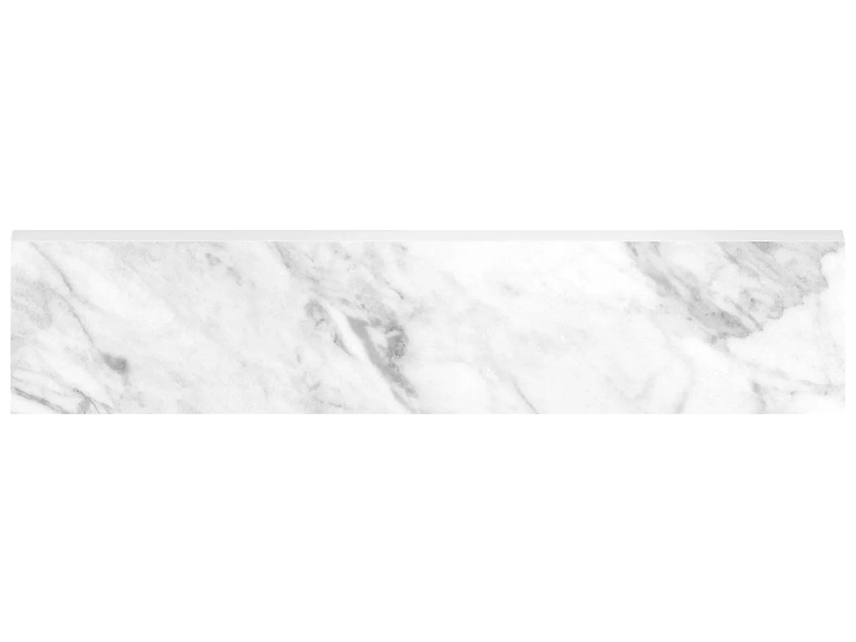 Anatolia Tile 3X12 Bn La Marca Statuarietto Honed & Rectified Bullnose 4502-0291-0 *Old See An3Bbnlstuh-N Statuarietto 3x12 Honed - premium natural stone mosaic tile from Anatolia Tile, available at PoshHaus showroom in Keene, NH