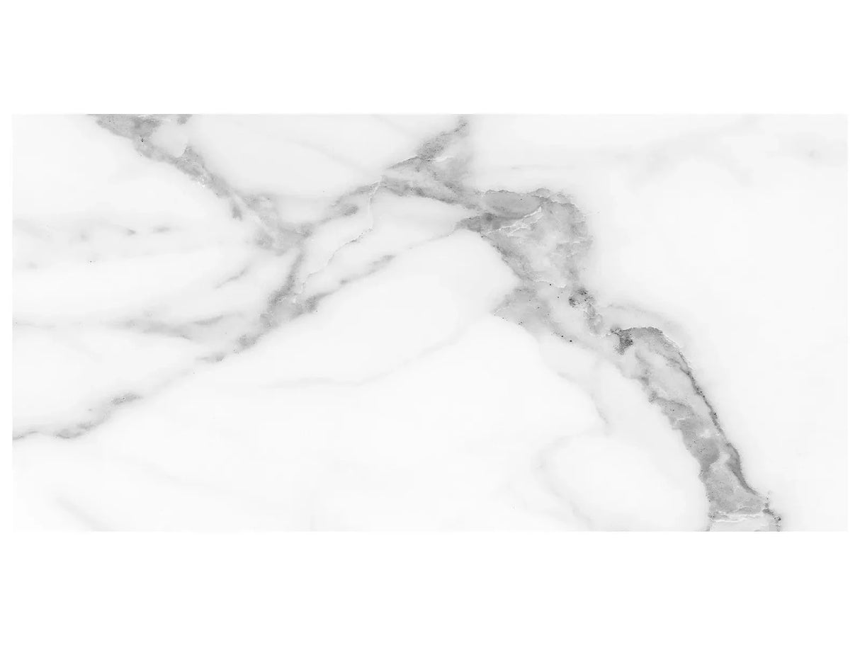 Anatolia 12X24 Lumino Statuario Matte Porcelain Tile 4500-1024-0 Statuario 12x24 Matte - premium natural stone mosaic tile from Anatolia Tile, available at PoshHaus showroom in Keene, NH