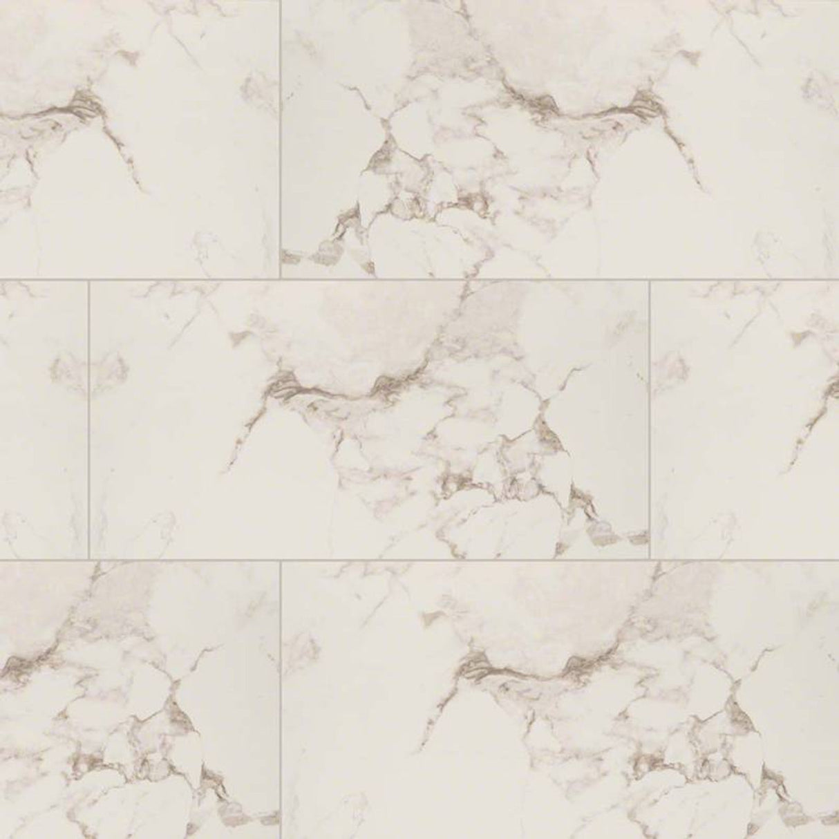Pietra Statuario Polished Porcelain Floor and Wall Tile- MSI Collection NPIESTA1224P Product Shot Bath View