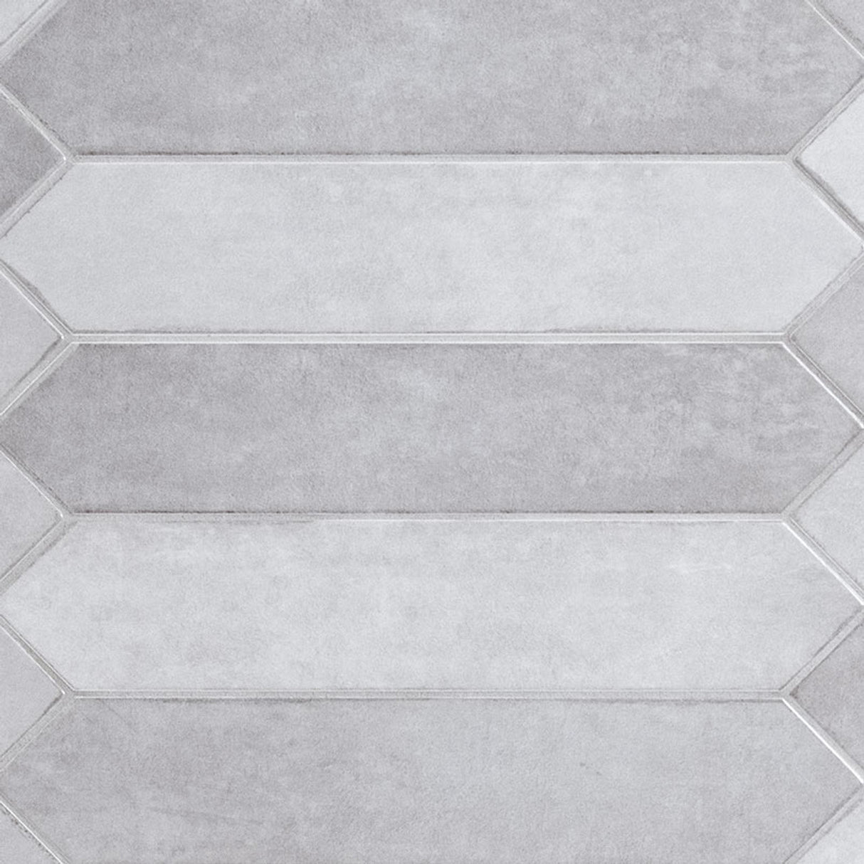 Renzo Streling Pickett Ceramic Gray Wall Tile 2.5"x13" Glossy - MSI Collection RENZO STERLING GLOSSY PICKETT 2.5X13 (Case)