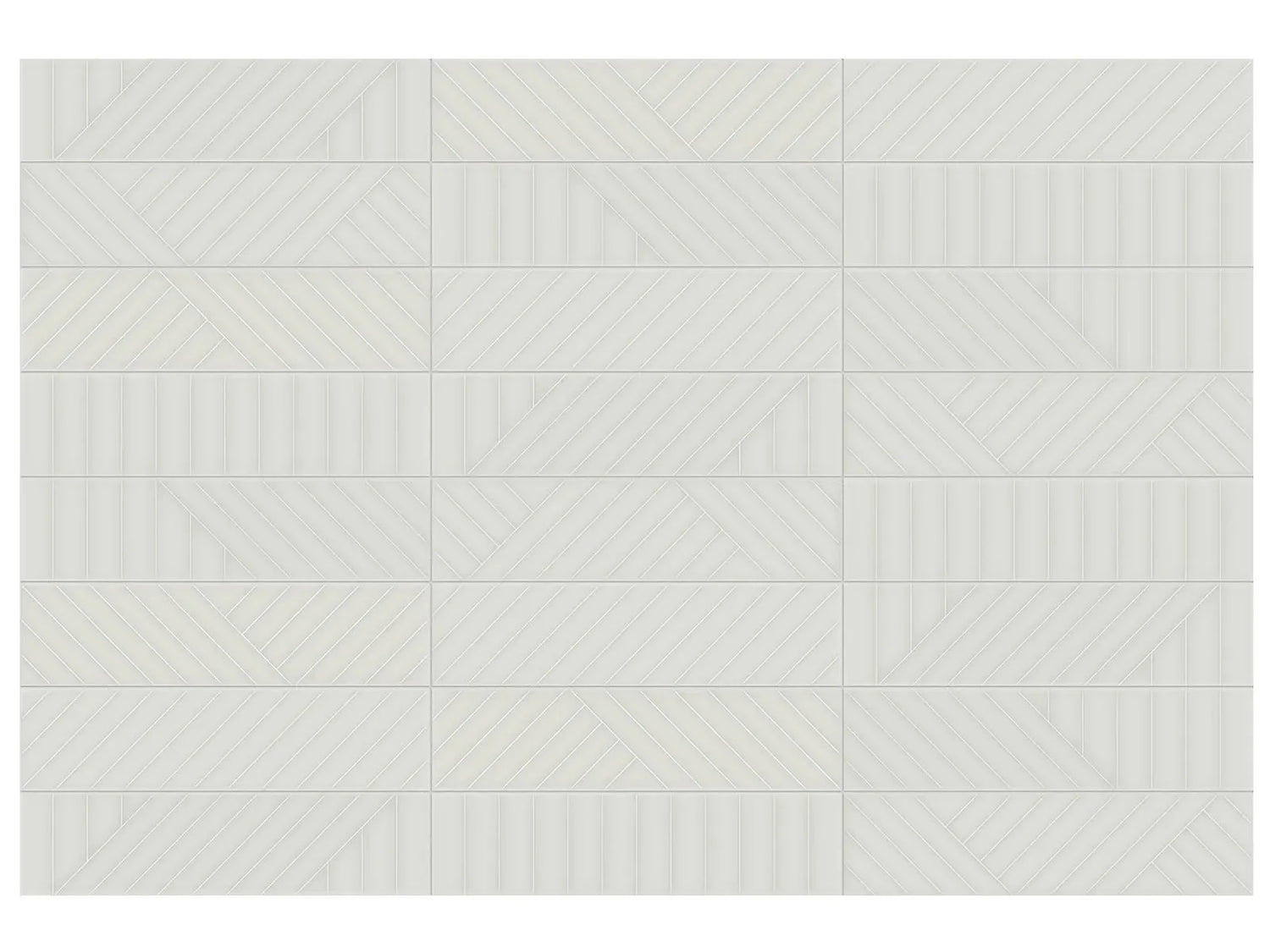 Anatolia Geometra 3X12 Maze Stone Glossy Ceramic Wall Tile 4000-0316-0 Stone Maze 3x12 - premium natural stone mosaic tile from Anatolia Tile, available at PoshHaus showroom in Keene, NH