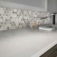 stonella hexagon 11.02 in. x 12.76 in. glass mesh-mounted mosaic tile SMOT-GLS-STNELA6MM product shot wall view 2