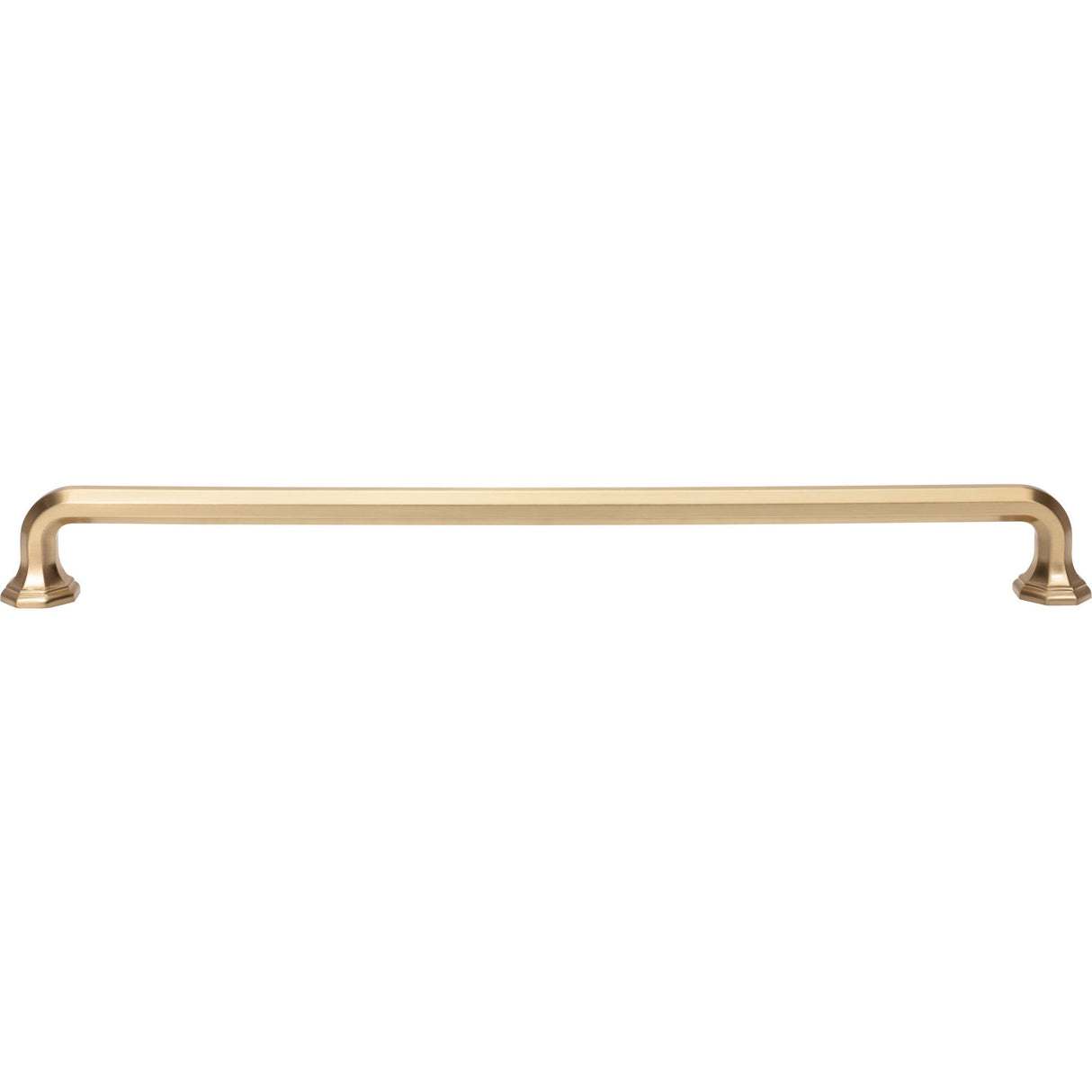 Atlas Homewares Elizabeth Appliance Pull 18 Inch Warm Brass