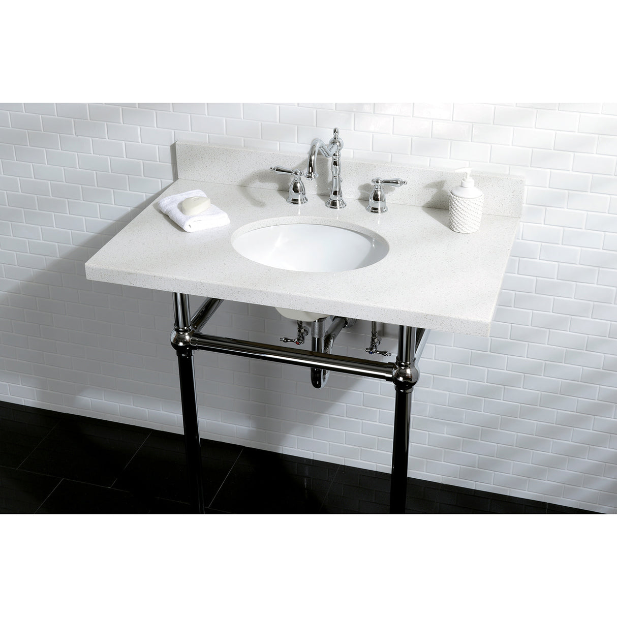 Kingston Brass KS1991AL 8 in. Widespread Bathroom Faucet, Polished Chrome