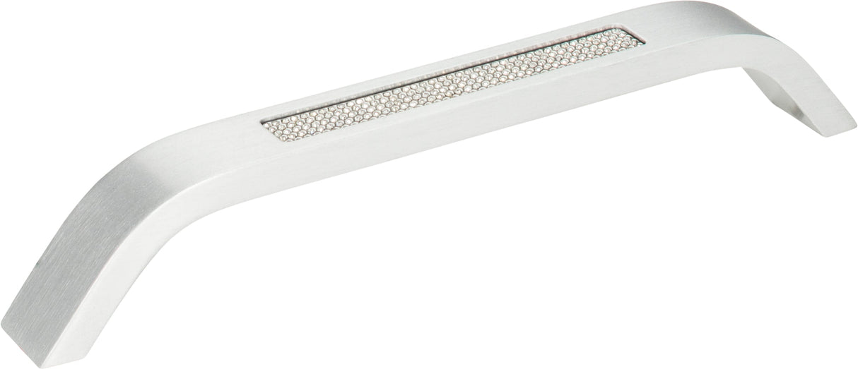 Atlas Homewares Crystal Inset Pull 6 5/16 Inch (c-c) Matte Chrome