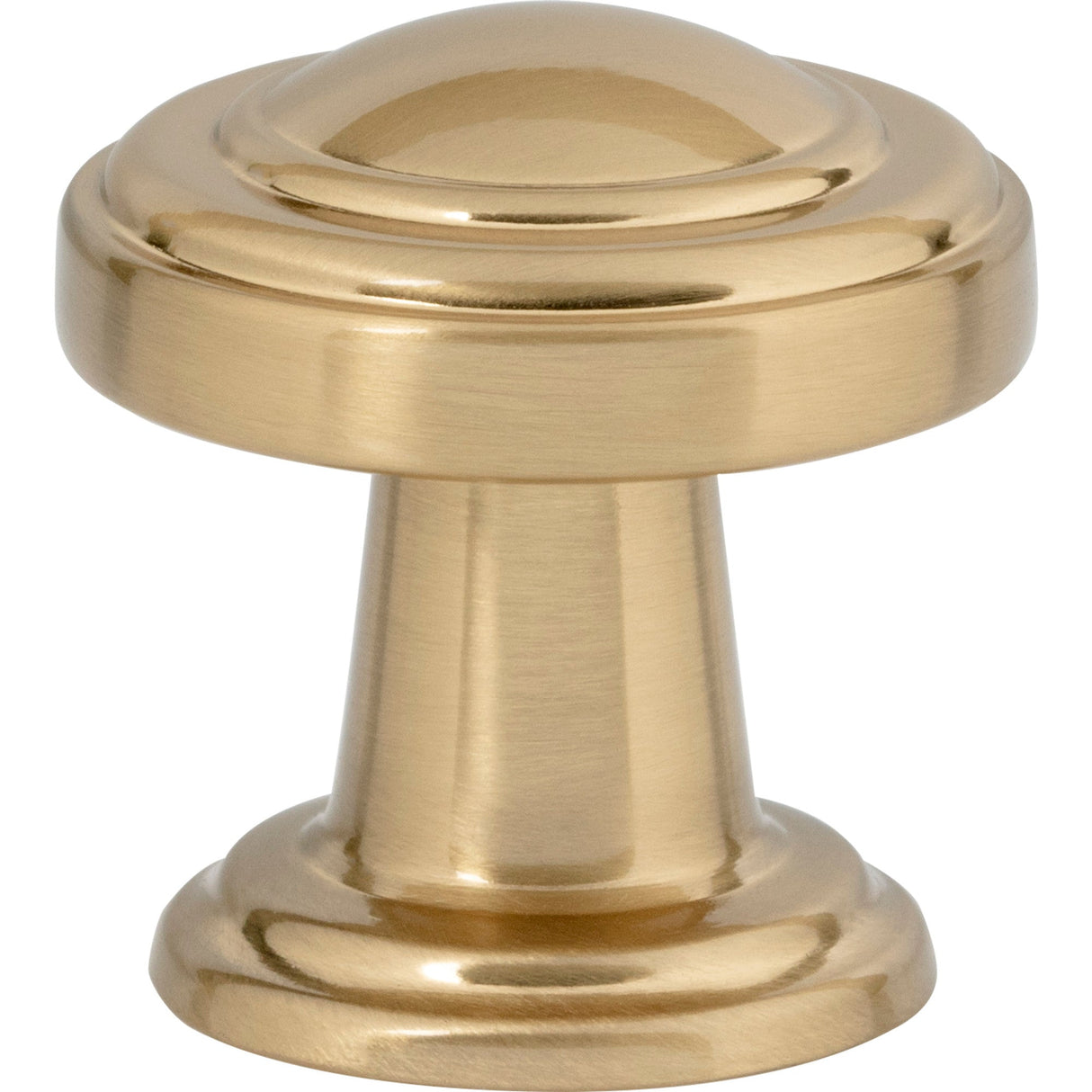 Atlas Homewares Bronte Knob 1 1/8 Inch Warm Brass
