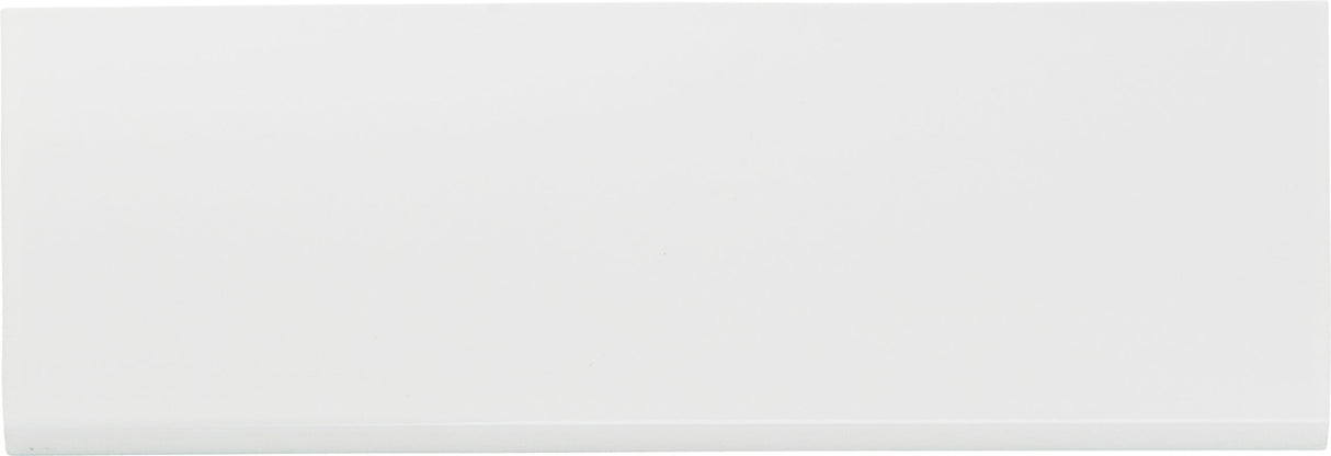 Atlas Homewares Tab Edge Pull 4 5/16 Inch (c-c) High White Gloss