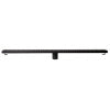ALFI brand 36" Black Matte Stainless Steel Linear Shower Drain with Groove Holes