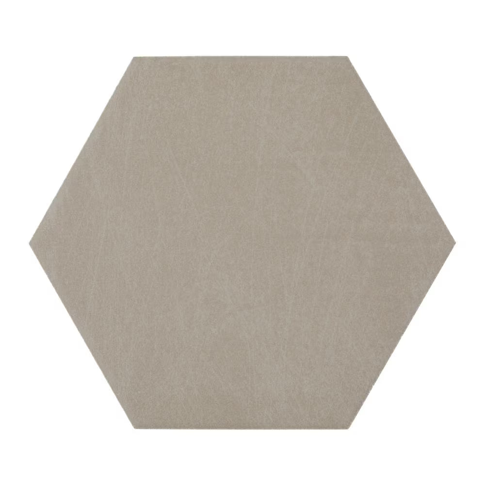 Marazzi Moroccan Concrete Taupe 8x9 Glazed Porcelain Hexagon Tile