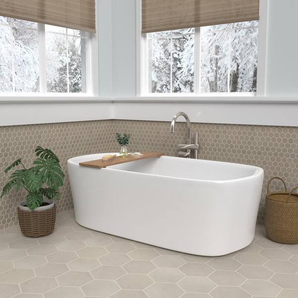 Marazzi Moroccan Concrete Taupe 8x9 Glazed Porcelain Hexagon Tile