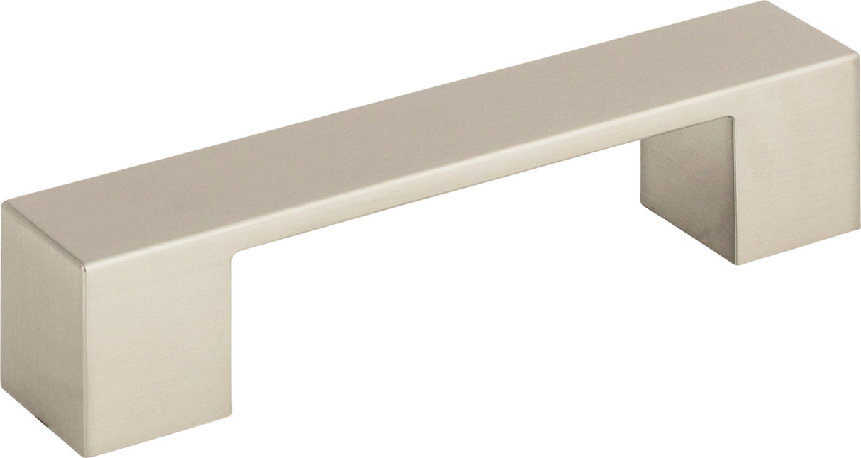 Atlas Homewares Wide Square Pull 3 3/4 Inch (c-c) Brushed Nickel