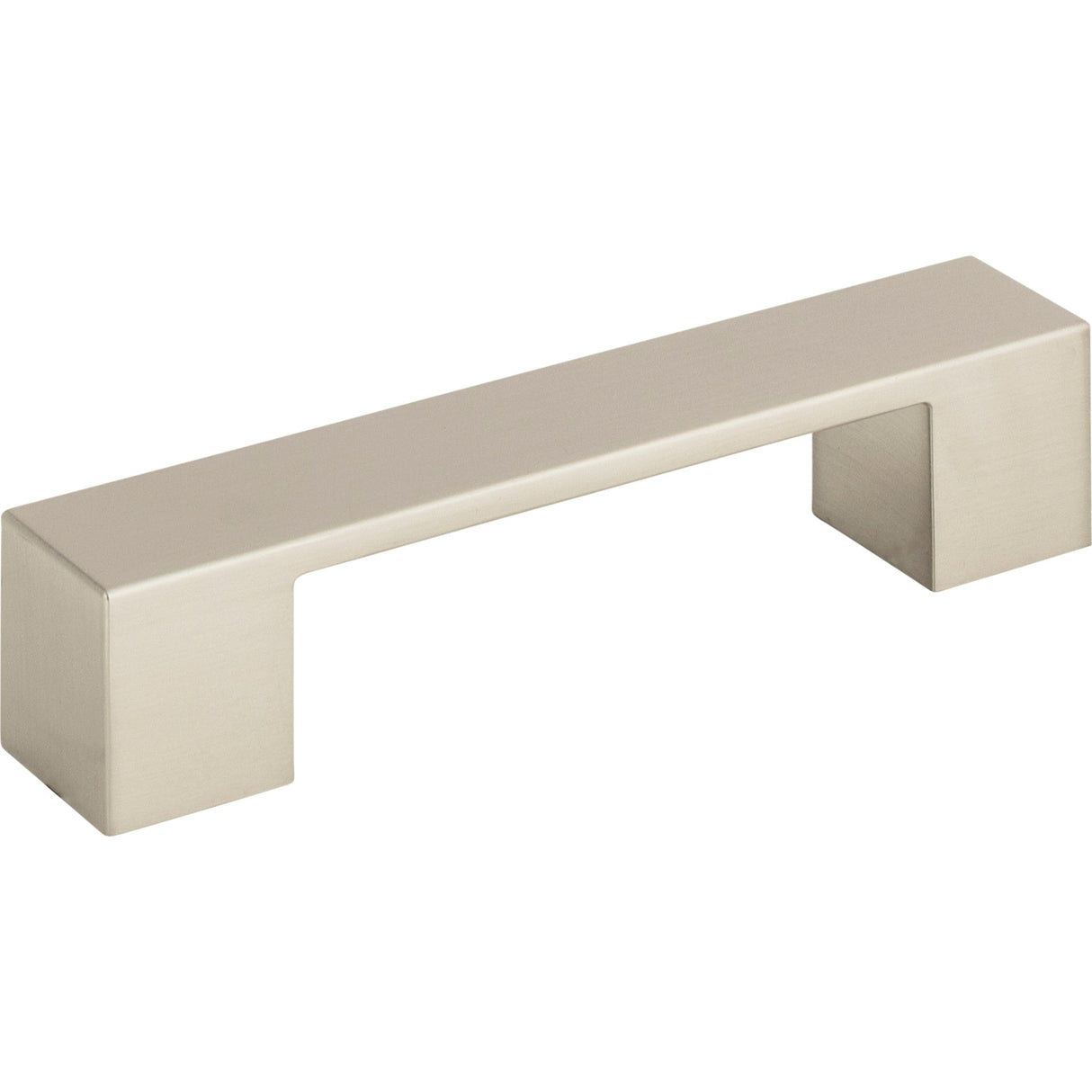Atlas Homewares Wide Square Pull 3 3/4 Inch (c-c) Brushed Nickel