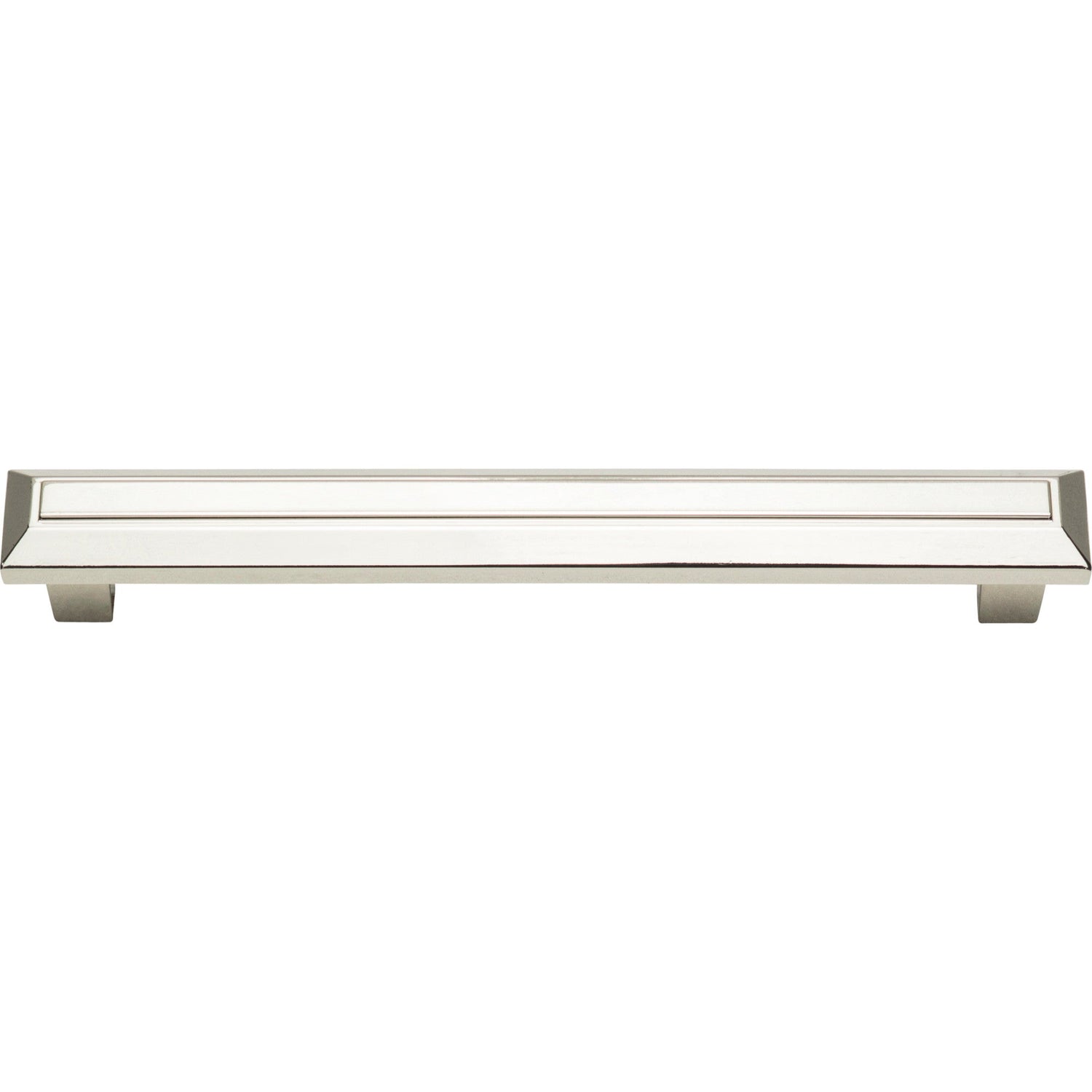 Atlas Homewares Trocadero Pull 6 5/16 Inch (c-c) Polished Nickel