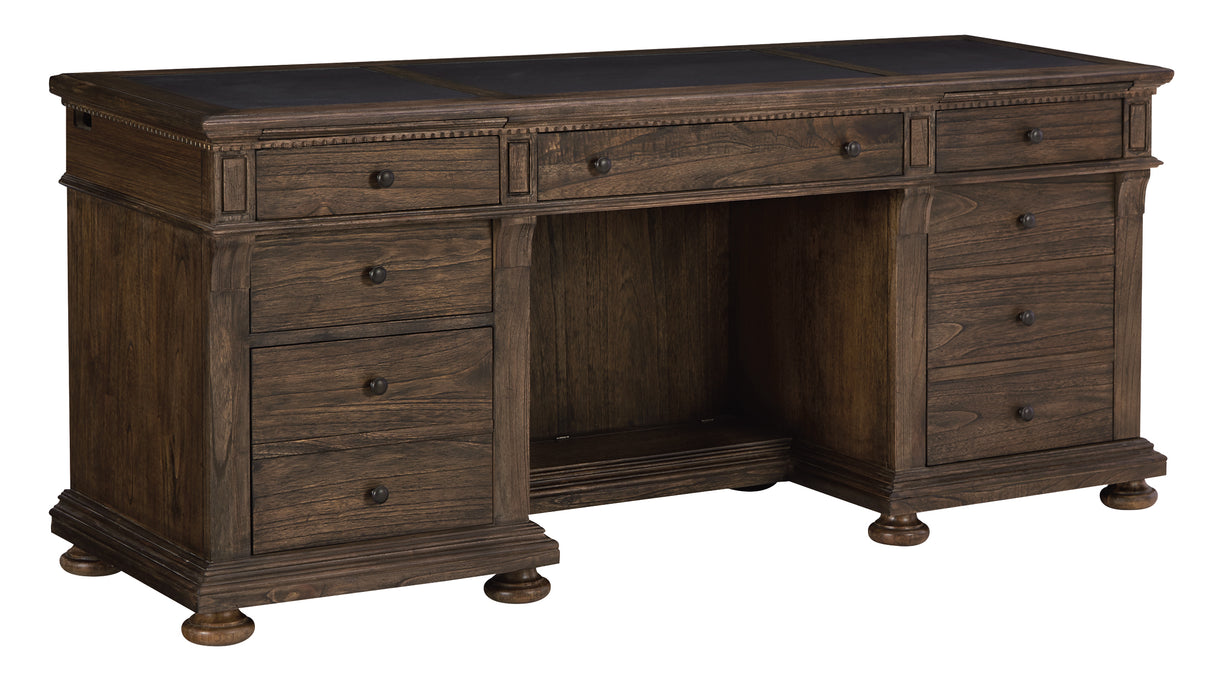 Hekman 79421 Wellington Estates Office 72.5in. x 24in. x 31.5in. Executive Credenza