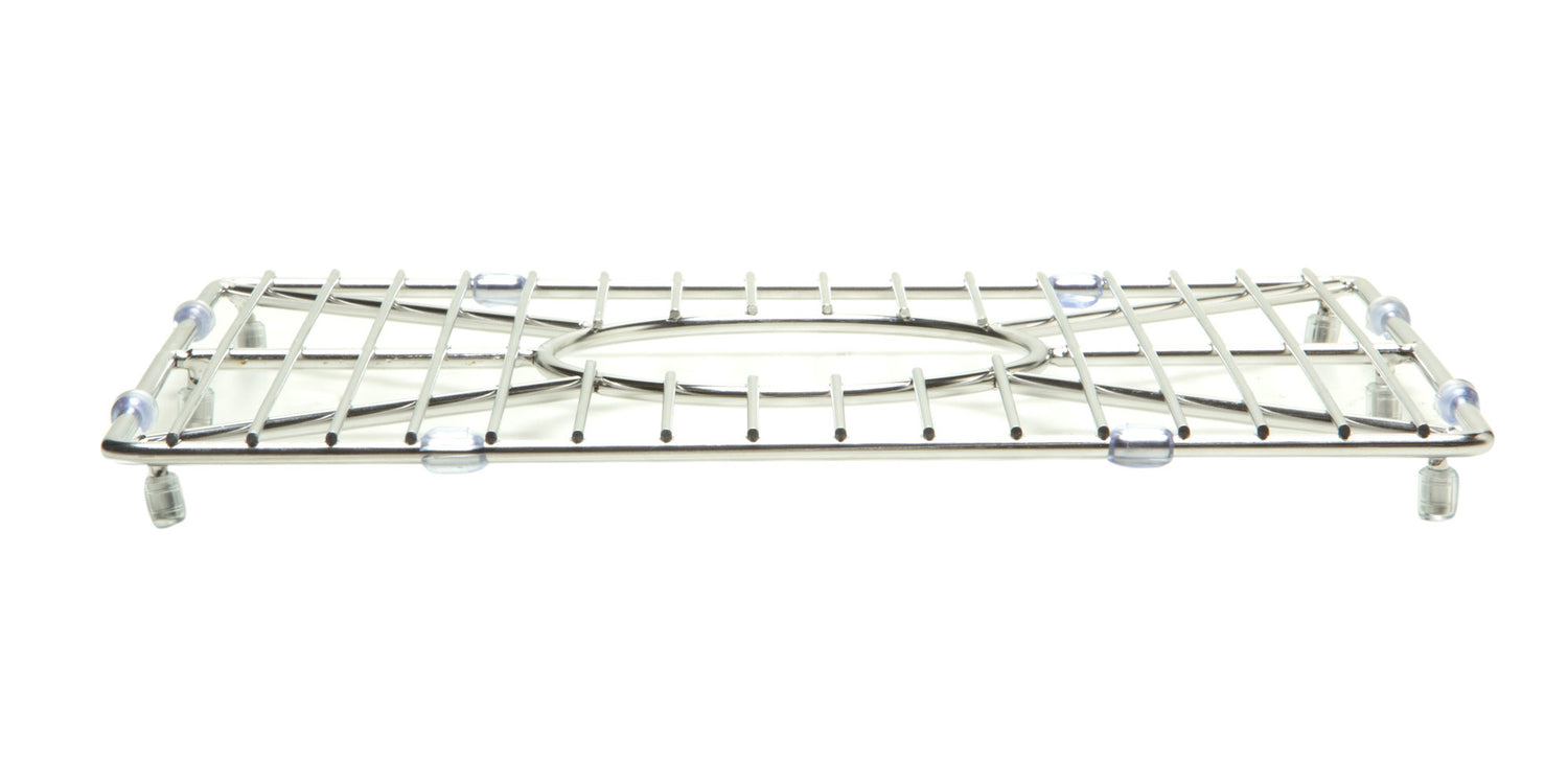 Stainless steel kitchen sink grid for small side of AB3618DB. AB3618ARCH